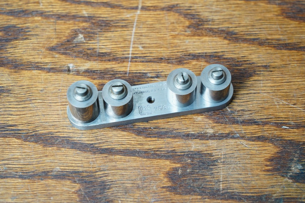 2 Sets Brown & Sharpe Toolmaker's Buttons 1/4" and 1/2"