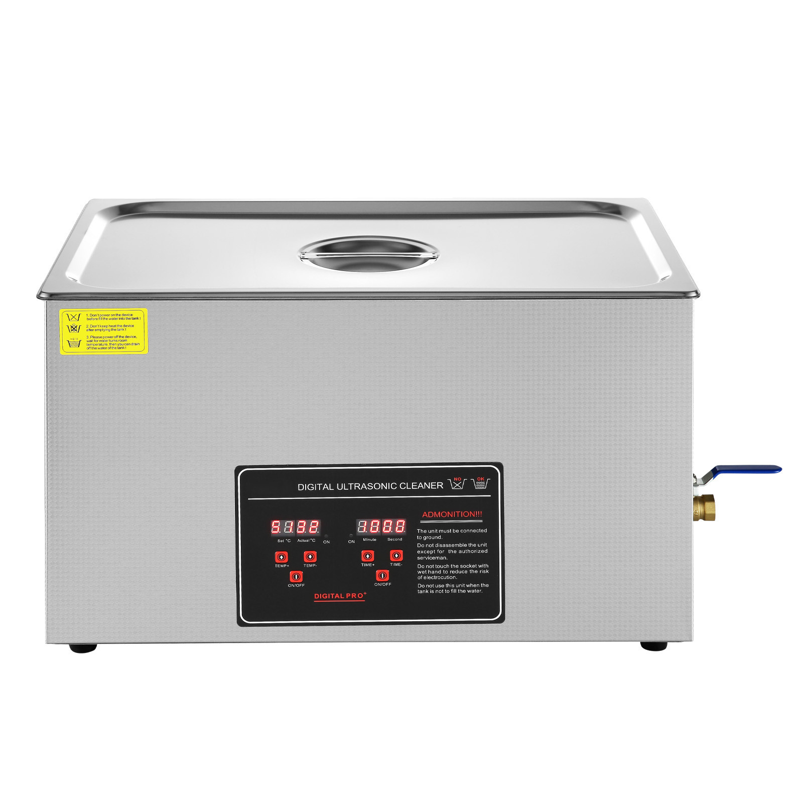 30L Ultrasonic Cleaner Timer Heating Machine Digital Industrial Sonic Cleaner