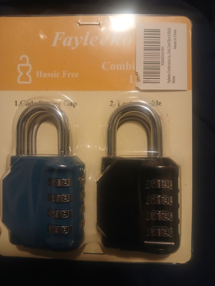 New FAYLEEN Combination Lock Pack