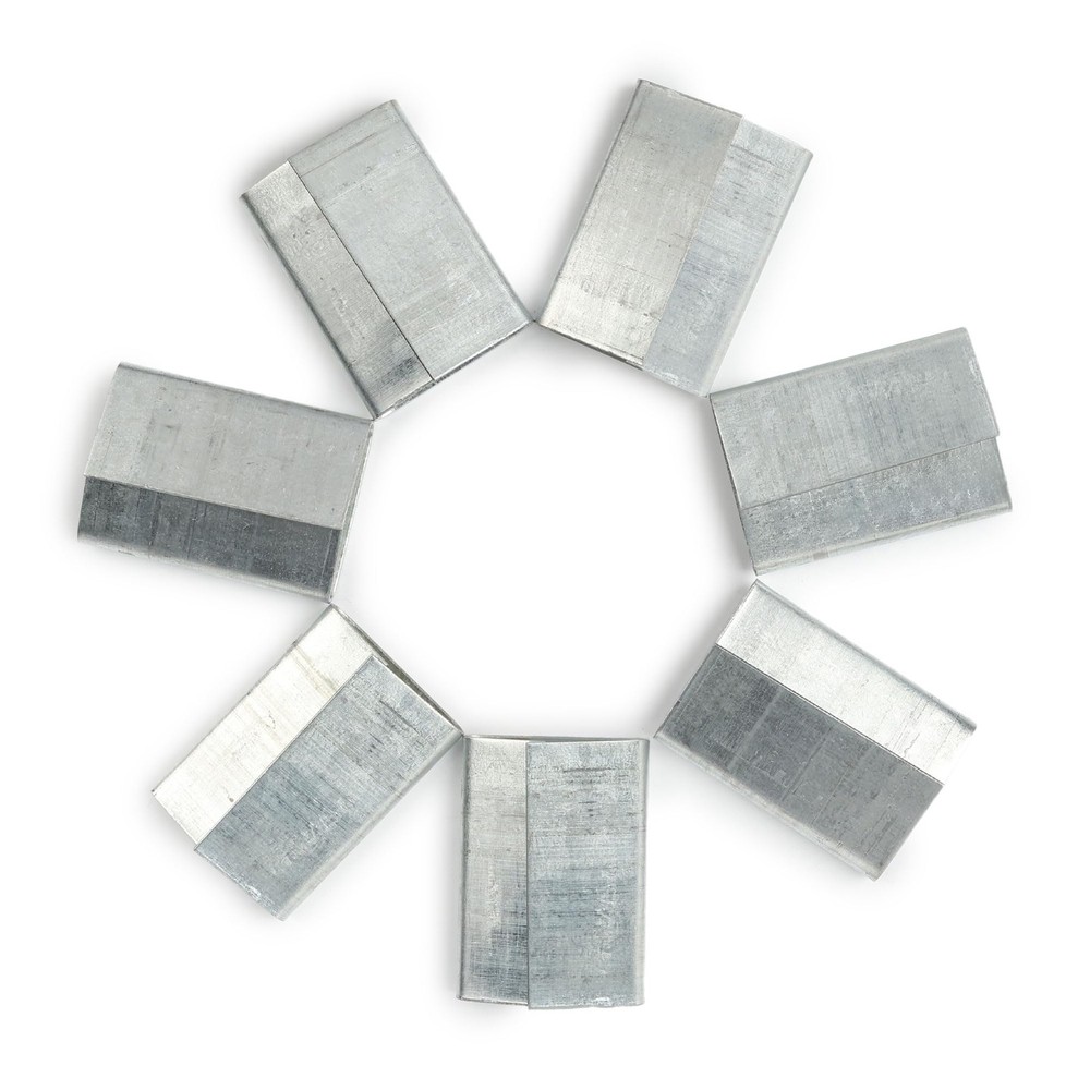 60PCS Packaging Strapping Push Type Closed Seals for 1.25" Width By U.S. Solid