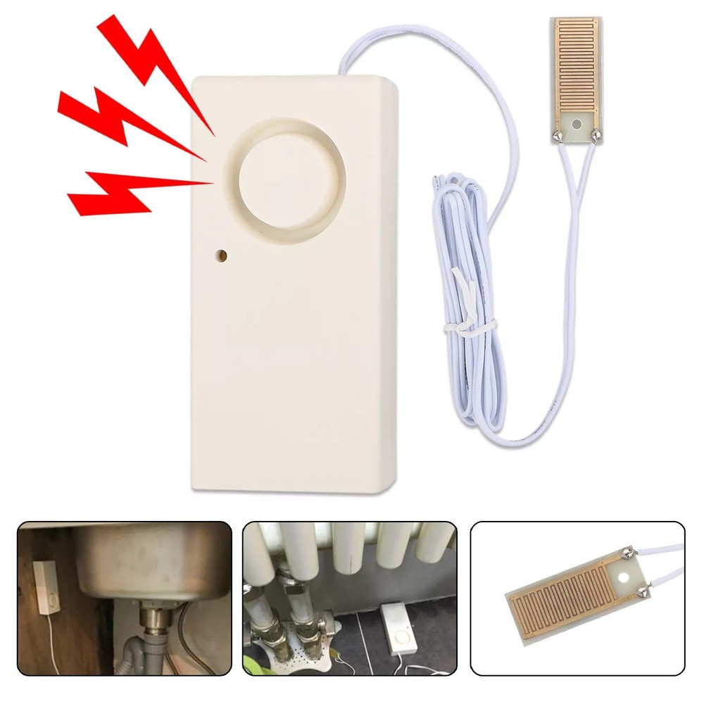 Easy To Remove Water Leak Alarm Flood Level Overflow Detector Sensor