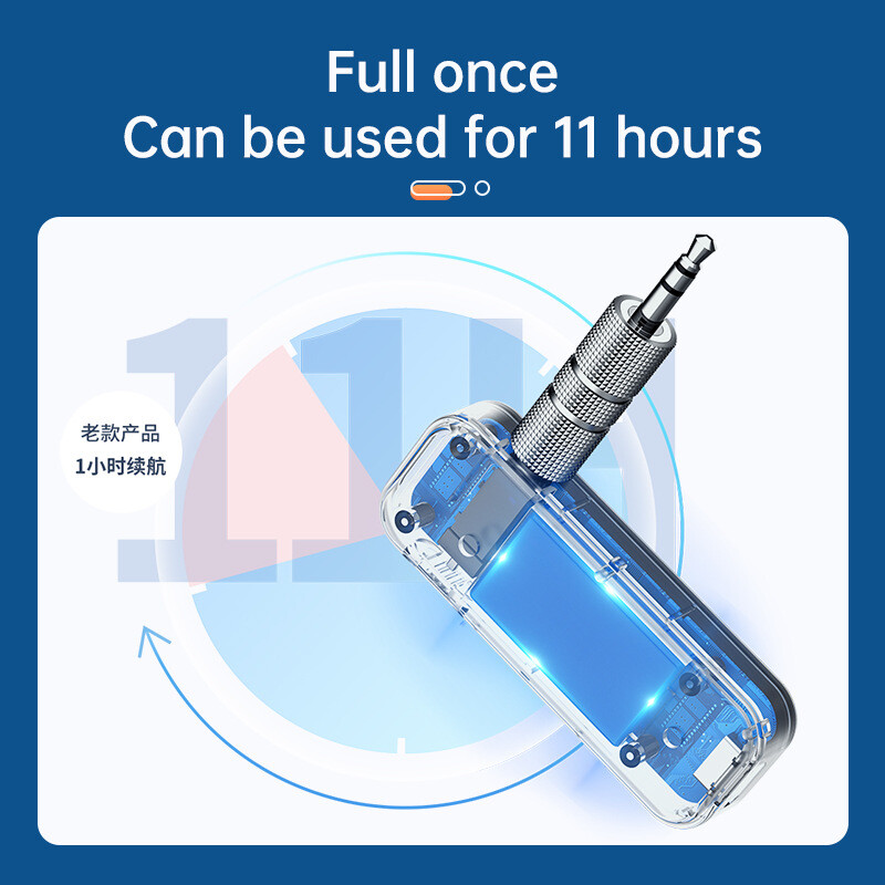 USB Wireless Transmitter Bluetooth 5.0 Receiver 2in1 Audio Adapter 3.5mm Aux Car