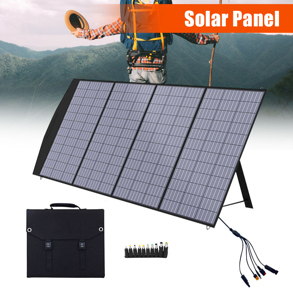 200W Monochrystalline Solar Panel 18V Foldable Solar Panel Kit For RV Laptops