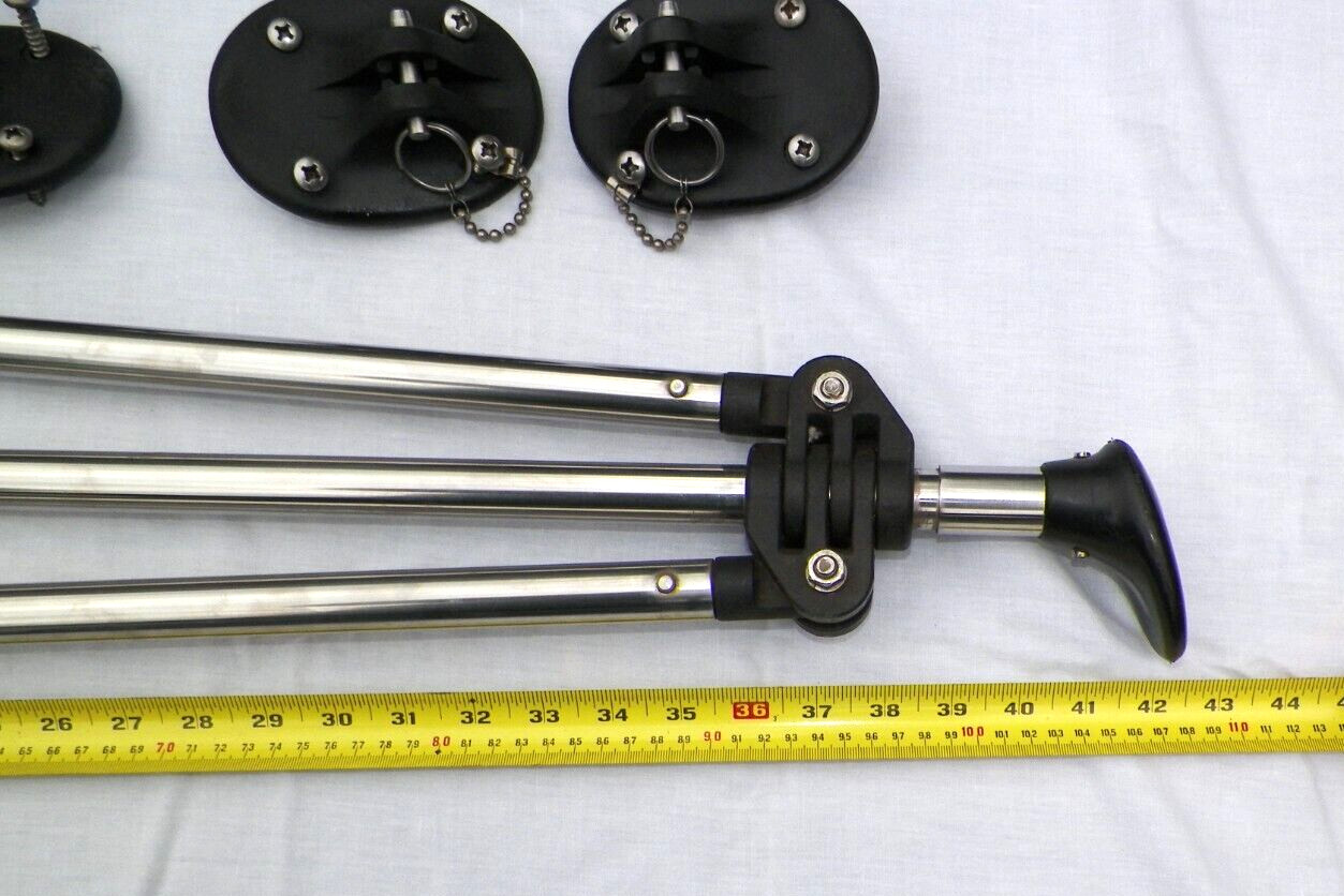 Water Ski Pylon Pole Tripod Stainless Steel With Hardware