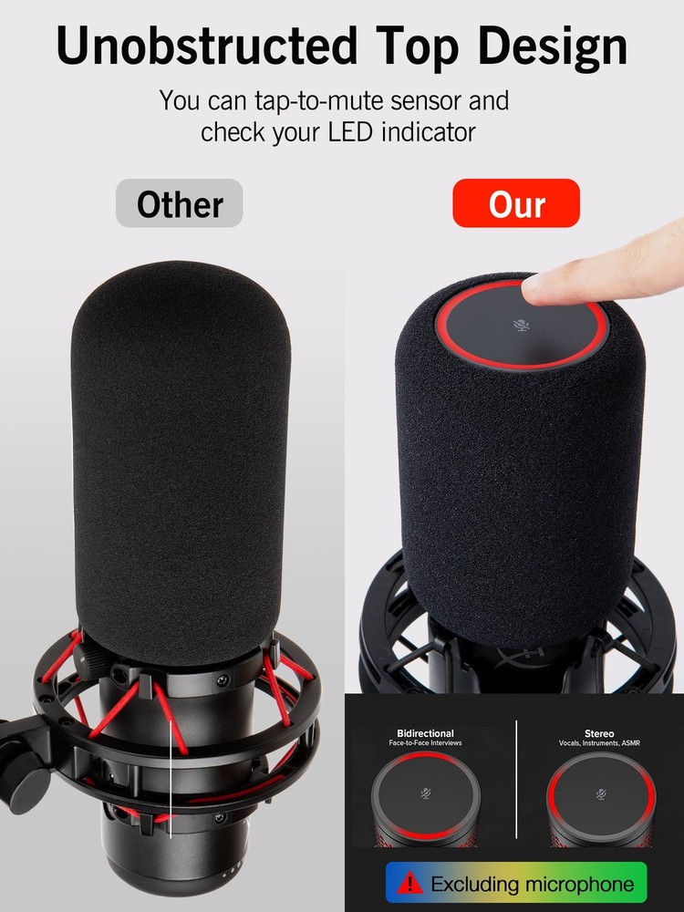 QuadCast 2 Boom Arm, Mic Arm Microphone HyperX 2