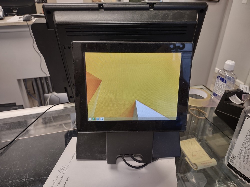 Touch Dynamic Pulse J1900 POS 64GBSSD w/customer screen Win Embedded 8.1