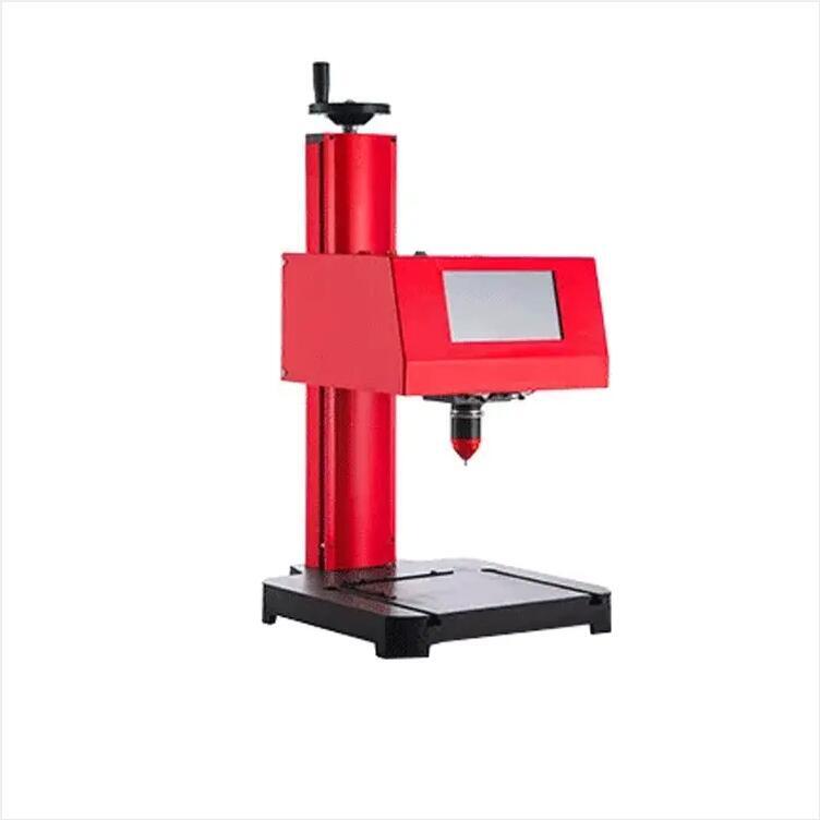 7" Screen Portable handheld pneumatic dot peen marking machine VIN code 110*70mm