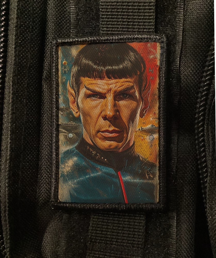 Spock Trek Live Long Prosper Space Patch Morale Hook [sub]