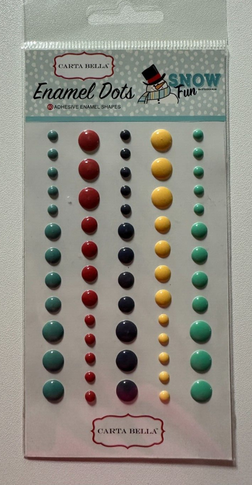 Carta Bella Enamel Dots-Multiple Variations Available-You Choose