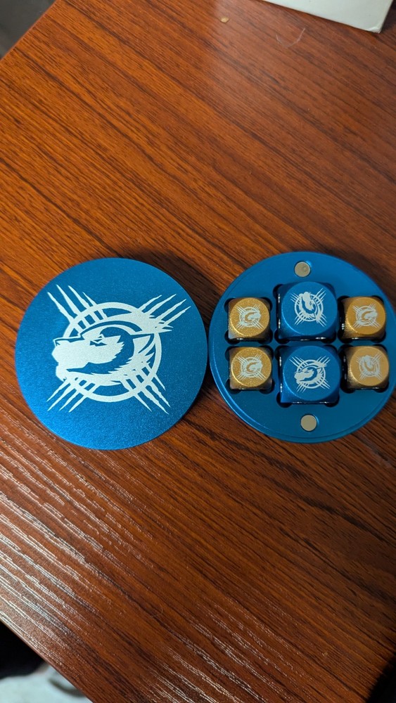 Clan Wolverine BattleTech Dice Puck - CATALYST: LosTech Metal