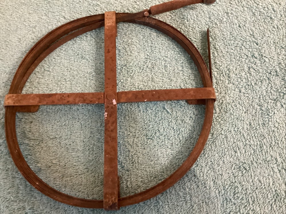 Antique Flat Sewer Rod. Nice Wall Hanger.