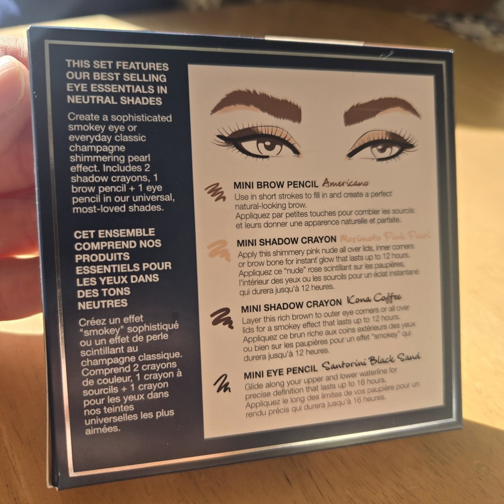 Trestique Eye Essentials Mini Luxe Neutrals Brow Shadow Eyeliner