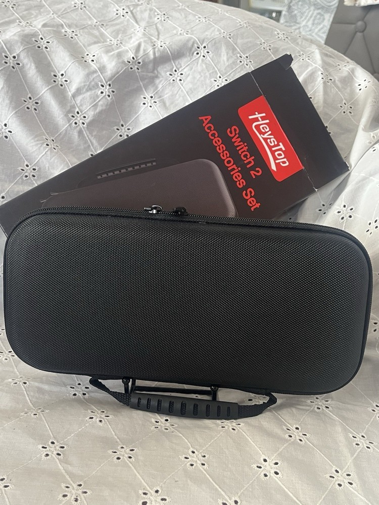 HeysTop Switch 2 Accessories Set Carrying Case & Thumb Grips Bundle