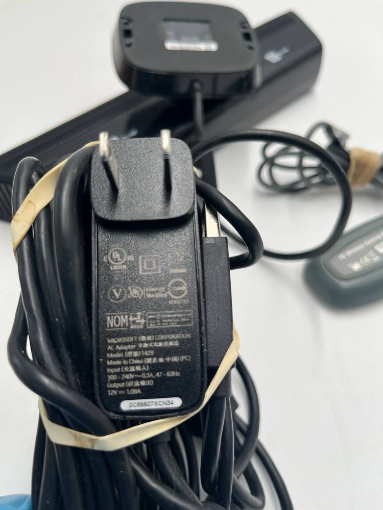 Xbox 360 Kinect Sensor Camera w/ Power Adapter & PC Wireless Receiver OEM