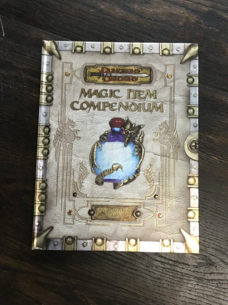 D&D 3.5 Premium Magic Item Compendium VG+ Staff  WotC