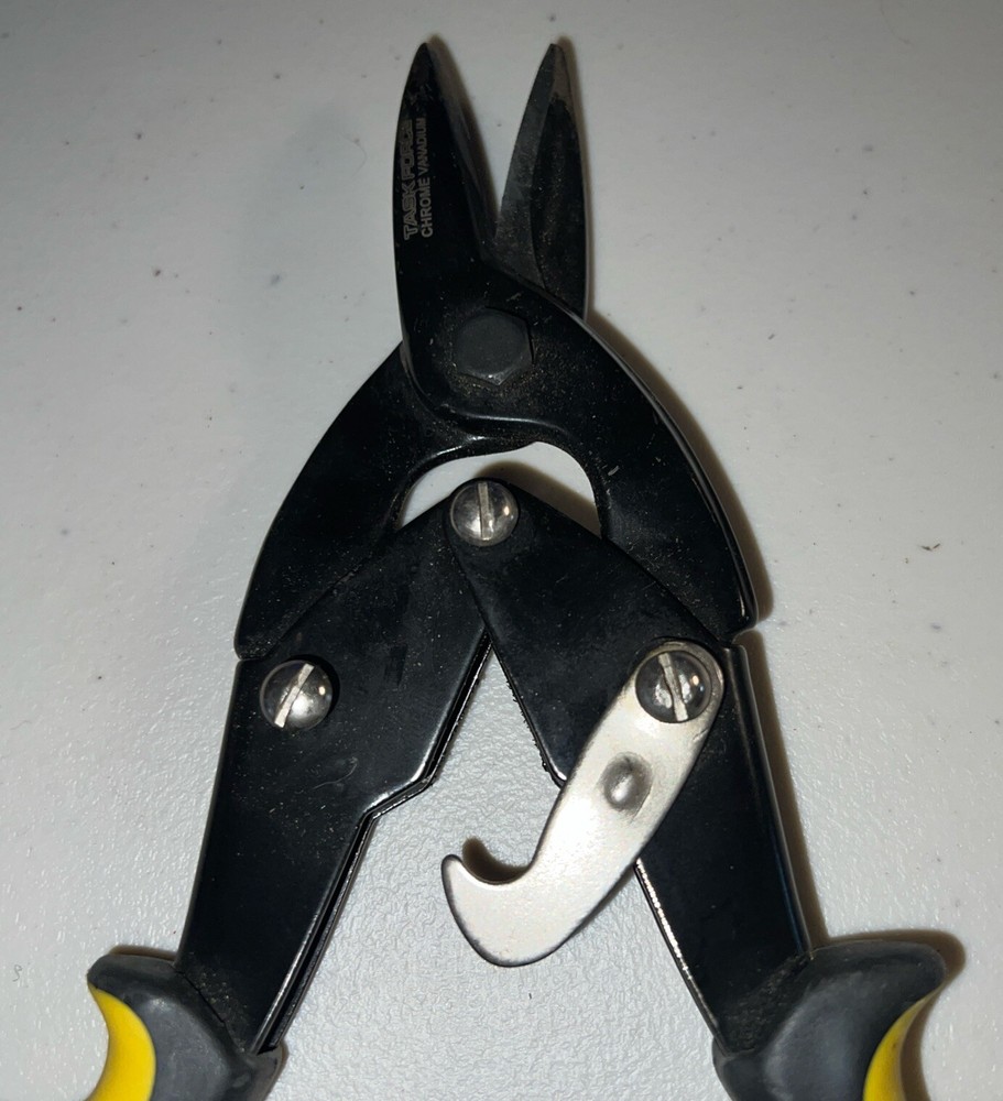 Task Force Aviation Snips - Chrome Vanadium - Yellow/Black Handle - 10”