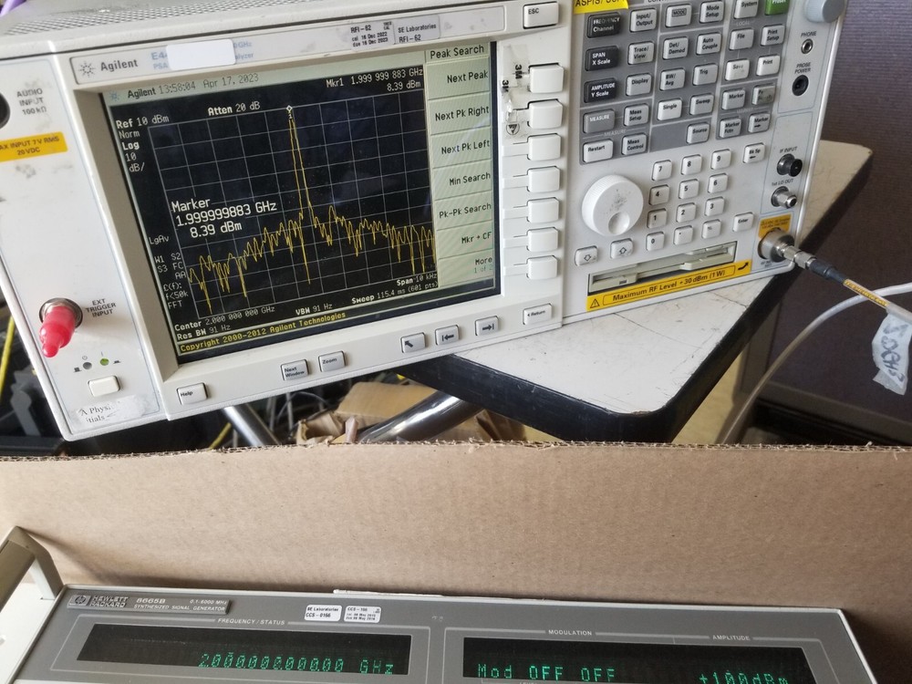 HP8665B RF Generator 6 GHZ NO ERRORS!!! AM/FM/Phase/Pulse/Sweep