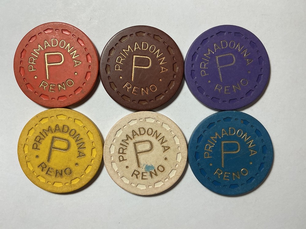 Primadonna, Reno roulette chips - Table P