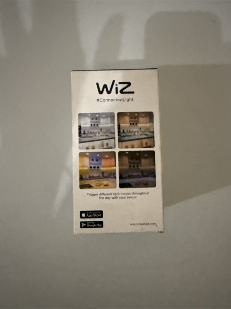 WiZ Indoor Motion Sensor 603472 – Battery Powered Smart Motion Sensor - Open Box