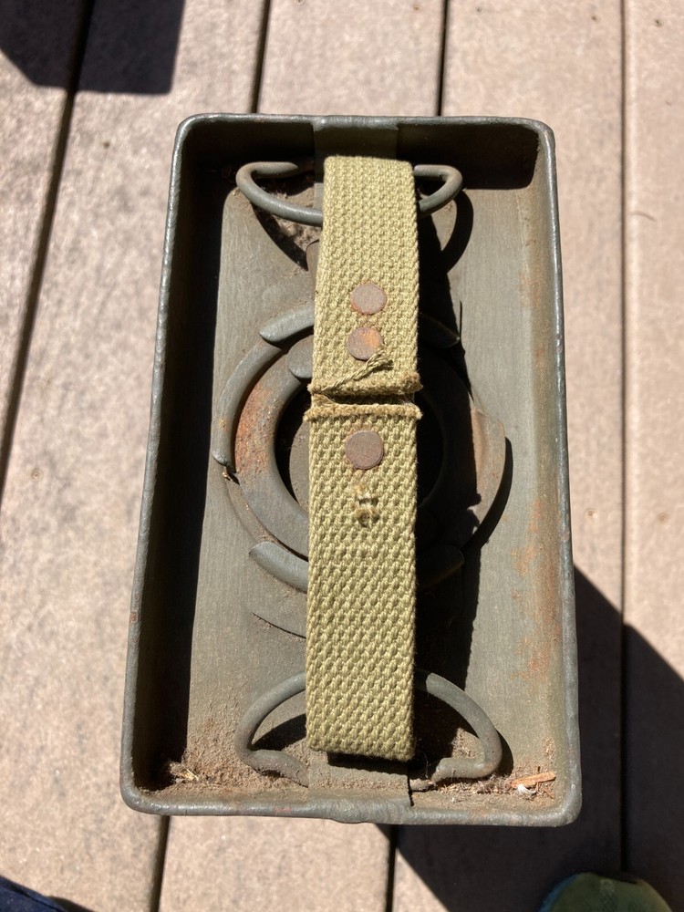 WW2 US Army Military Chest Water Can M1A1 Field Gear Equipment
