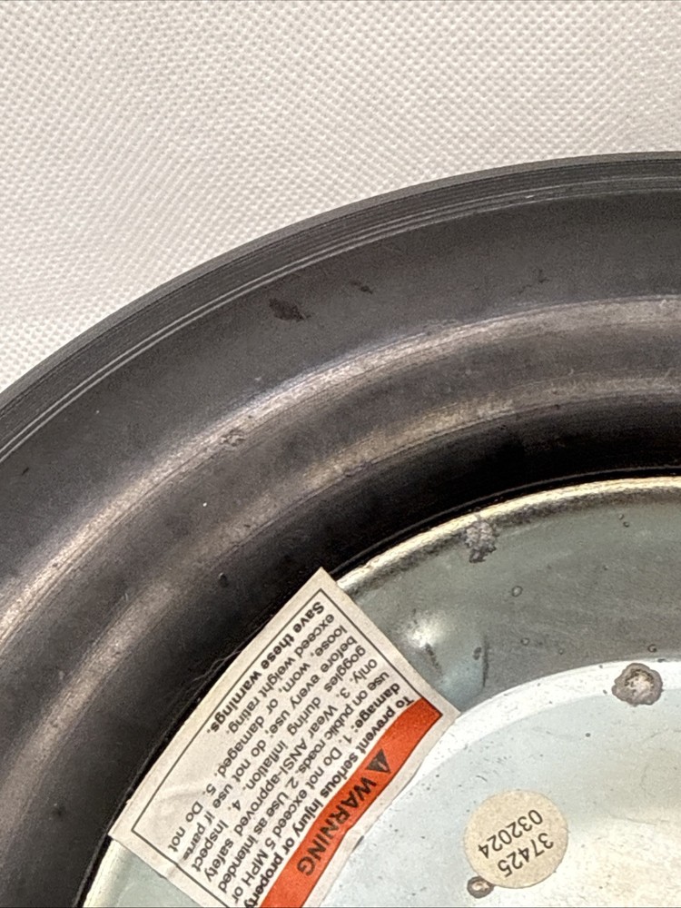 10” Solid Rubber Tire 220lb Load Capacity Item #35459 Haul Master