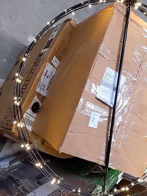 30 in. 3D LED Foldable Sphere Light 180 Warm White Microdot Lights