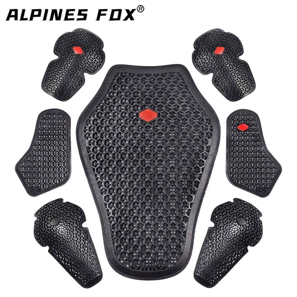 CE Armor Insert Pads for Motorcycle Jacket Shoulder Elbow Back Protection