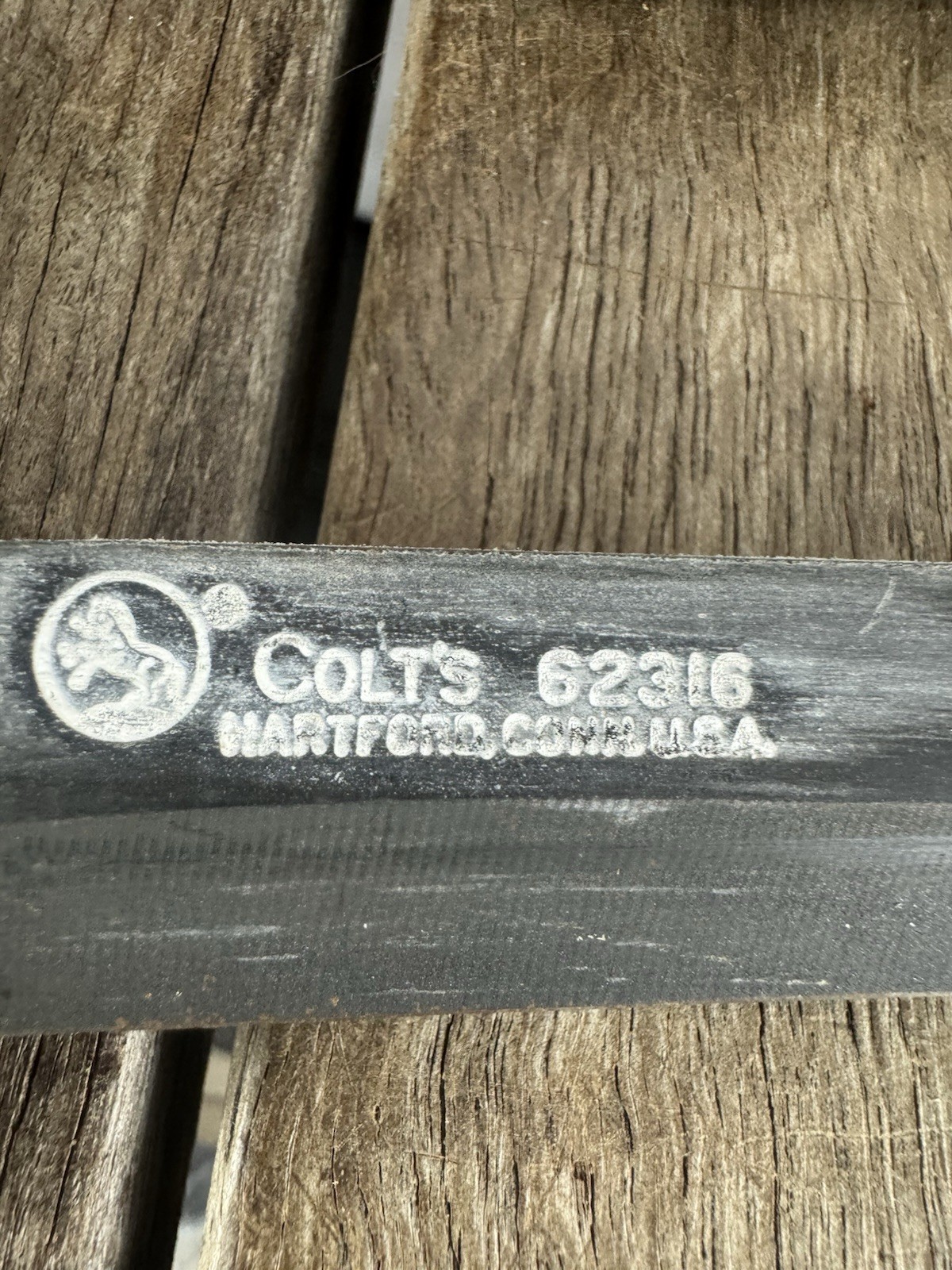 Vietnam Era M-7 COLT BAYONET AND SCABBARD MADE BY Colt Excellent ! 1963