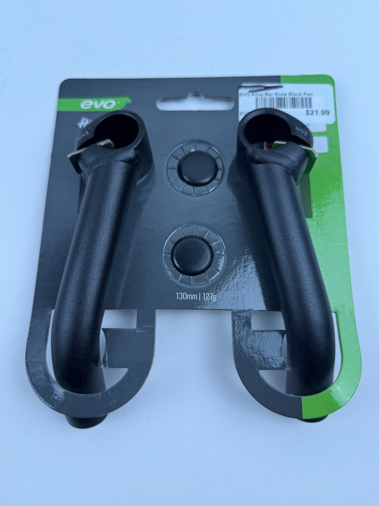EVO Alloy Bar Ends Black