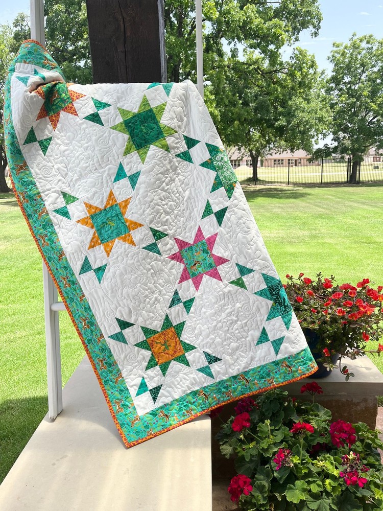 RAINFOREST STARS  Quilt Pattern PASTRY SHOP