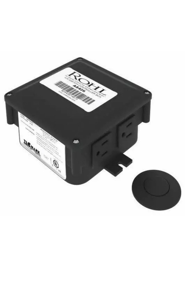 Rohl Waste Disposal Control Box With Air Switch Button AS450TCB