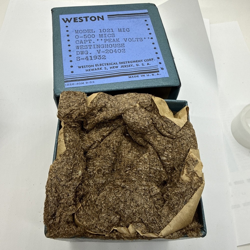 Weston Model 1021 Peak Volts Meter
