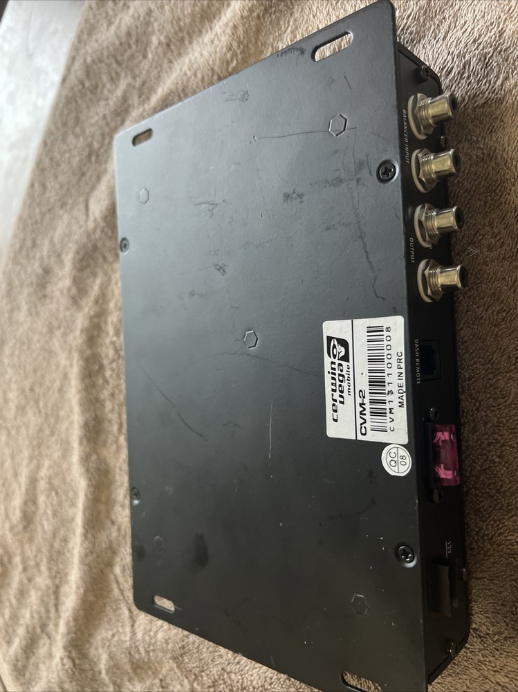 CERWIN-VEGA MOBILE CVM2 Bass Maximizer Processor electronic consumer