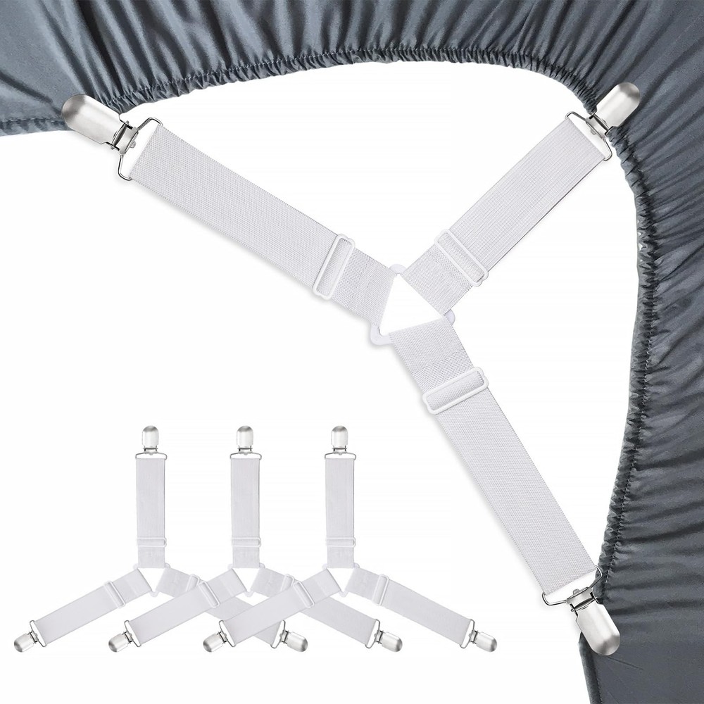 Bed Holder Straps Keepers Bedsheet Holders Fasteners 2 Sets