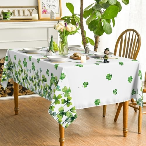 St. Patrick's Day Rectangular Tablecloth 60×120 60" x 120" (Rectangular) Green