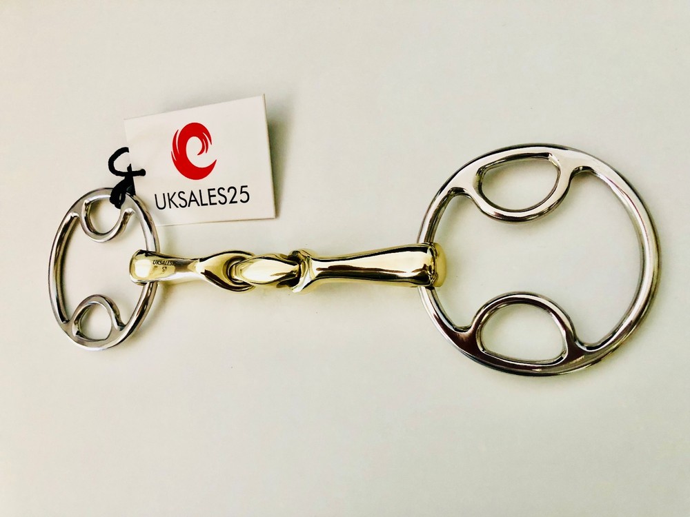 Wilkie Bevel 14MM Verbindend Angled Snaffle Bit (UKSALES25®) *SAME DAY DISPATCH*