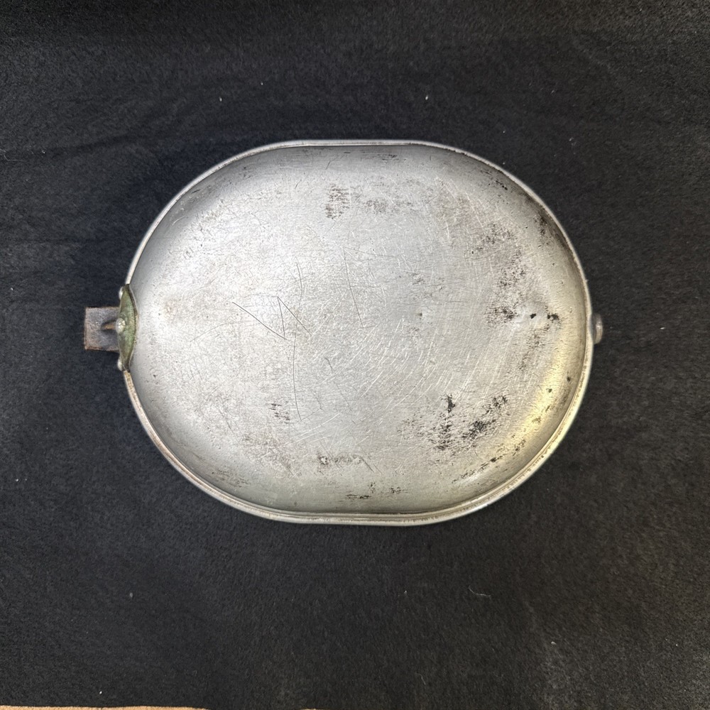 Vintage US Army M1918 Mess Kit with utensils. Used