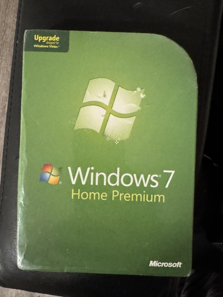 Microsoft Windows 7 Home Premium Upgrade Software NEW