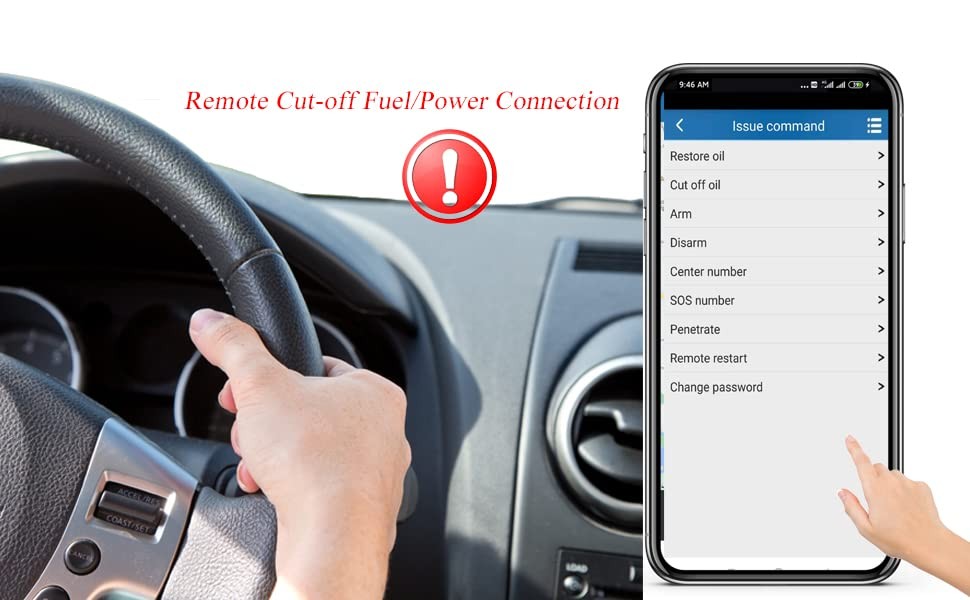 4G Hard Wired GPS Tracker for Vehicles - Real-time Tracking 15s Update