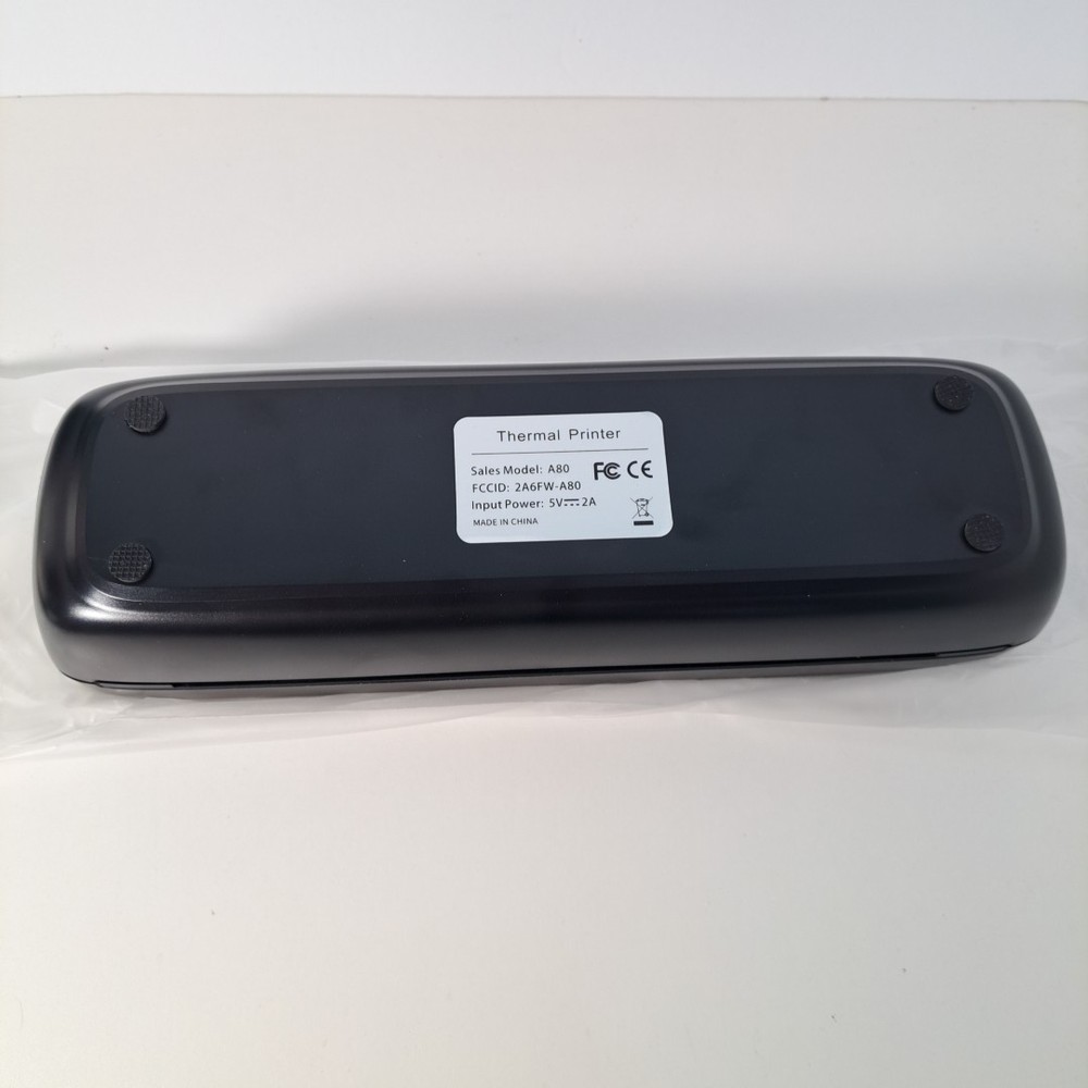 Open Box Aixiqee A80 Portable Wireless Thermal Printer Bluetooth