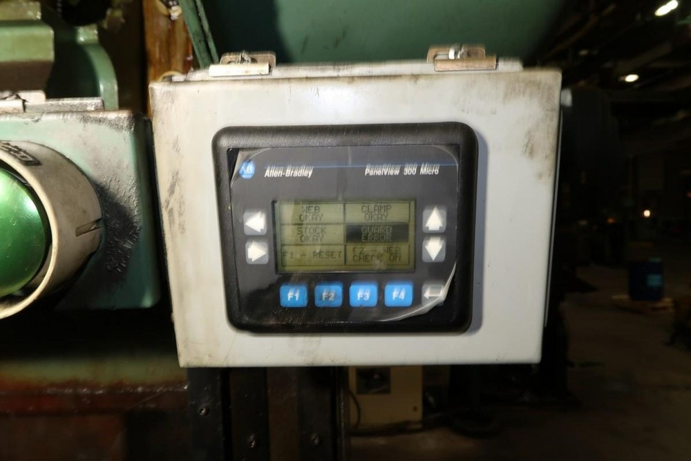 45 TON MINSTER "59S" FIXED-BASE GAP FRAME PRESS w/SERVO-FEED