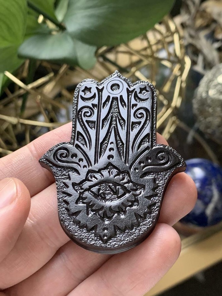 Orgonite® Cell Phone EMF Shield Protector - Hamsa