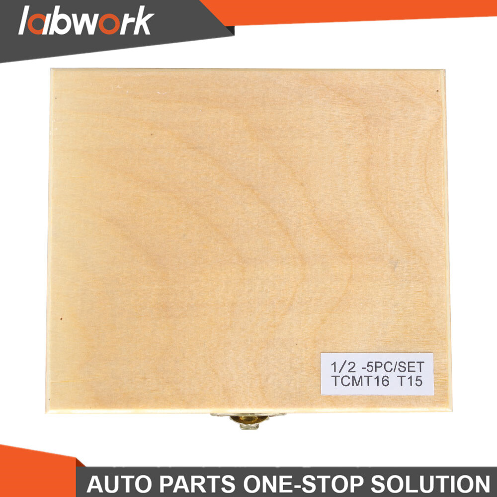 Labwork 5Pcs 1/2" Indexable Carbide Insert Turning Tooling Bit Holder Set Lathe