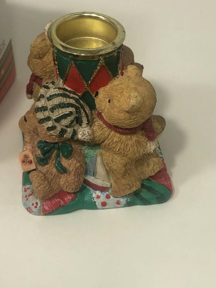 2 1/2" Bear Candle Holder by 'Santa's World'