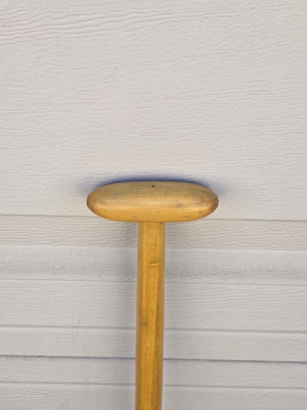 *RARE* MUDBROOK PADDLES WI, USA Wood Angled Outrigger Canoe Paddle 52"x9"