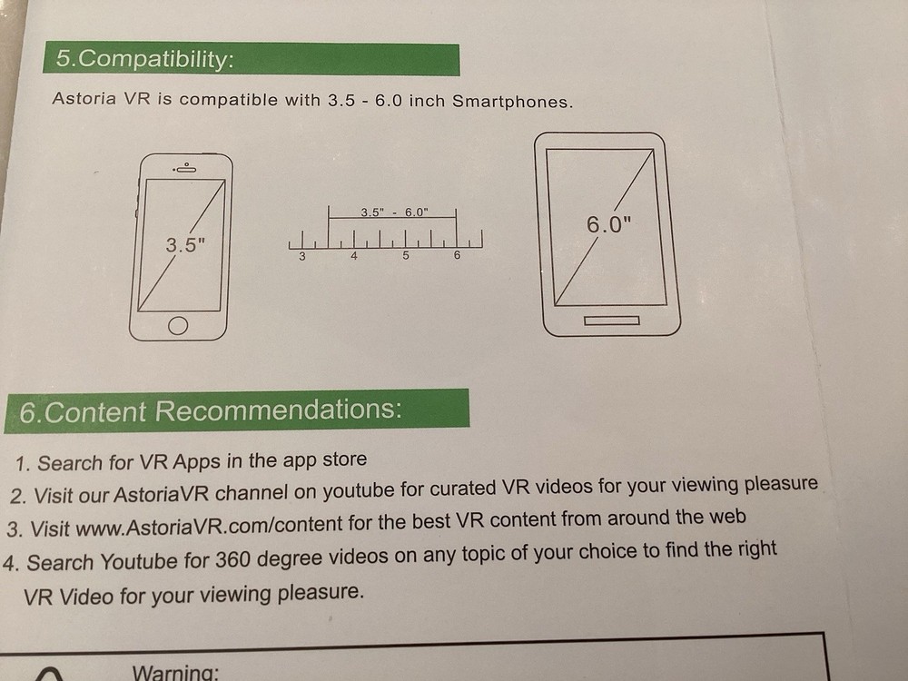 Astoria VR Virtual Reality Glasses