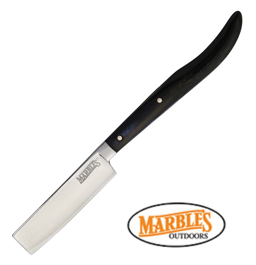 Marbles Straight Razor knife in Custom Gift box