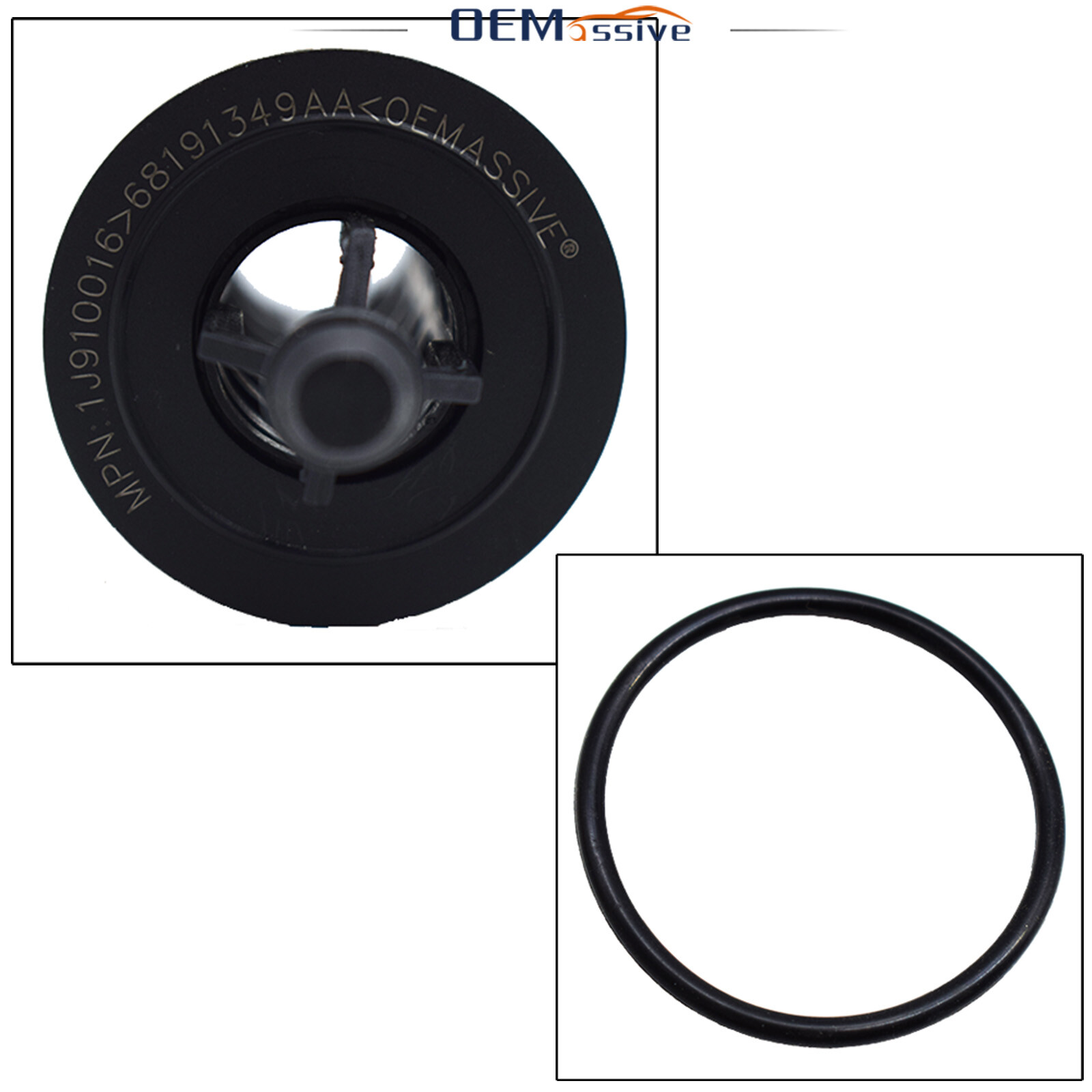 Qty 3, Oil-Filter #68191349AC For Dodge Challenger Journey Jeep Wrangler 3.2 3.6