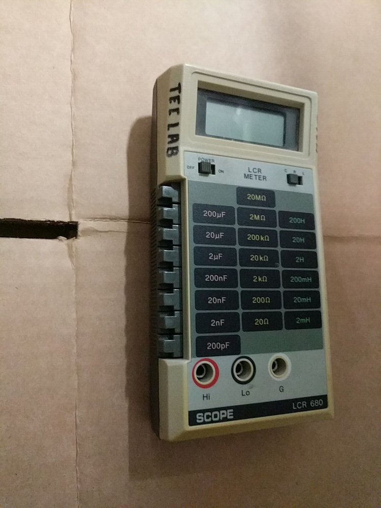 SCOPE LCR Meter MODEL LCR 680 31/2 DIGITS, BASIC ACCURACY 1.0%
