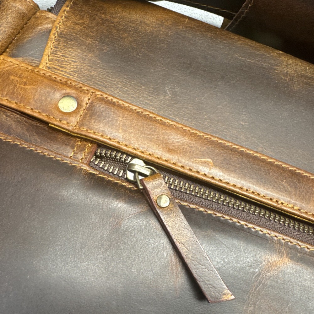 Kodiak Leather laptop Bag Brown